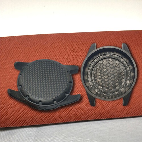 Cassa orologio vera fibra - , di