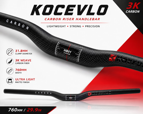 Manubrio riser carbonio - , mtb