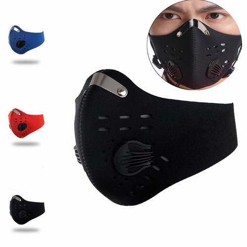 Maschera viso sportiva nera - viso,